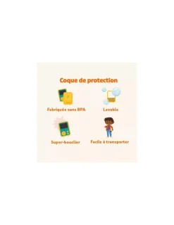 Lunii Coque de protection FLAM Verte -