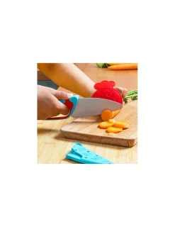 Chefclub kids Couteau du chef bleu et rouge -