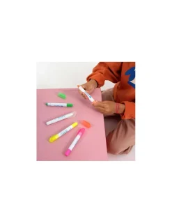 Super Petit Crayons de cire lavables Néon -