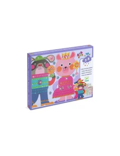 Djeco Créer avec des stickers Eclatants -