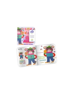 Djeco Créer avec des stickers Eclatants -