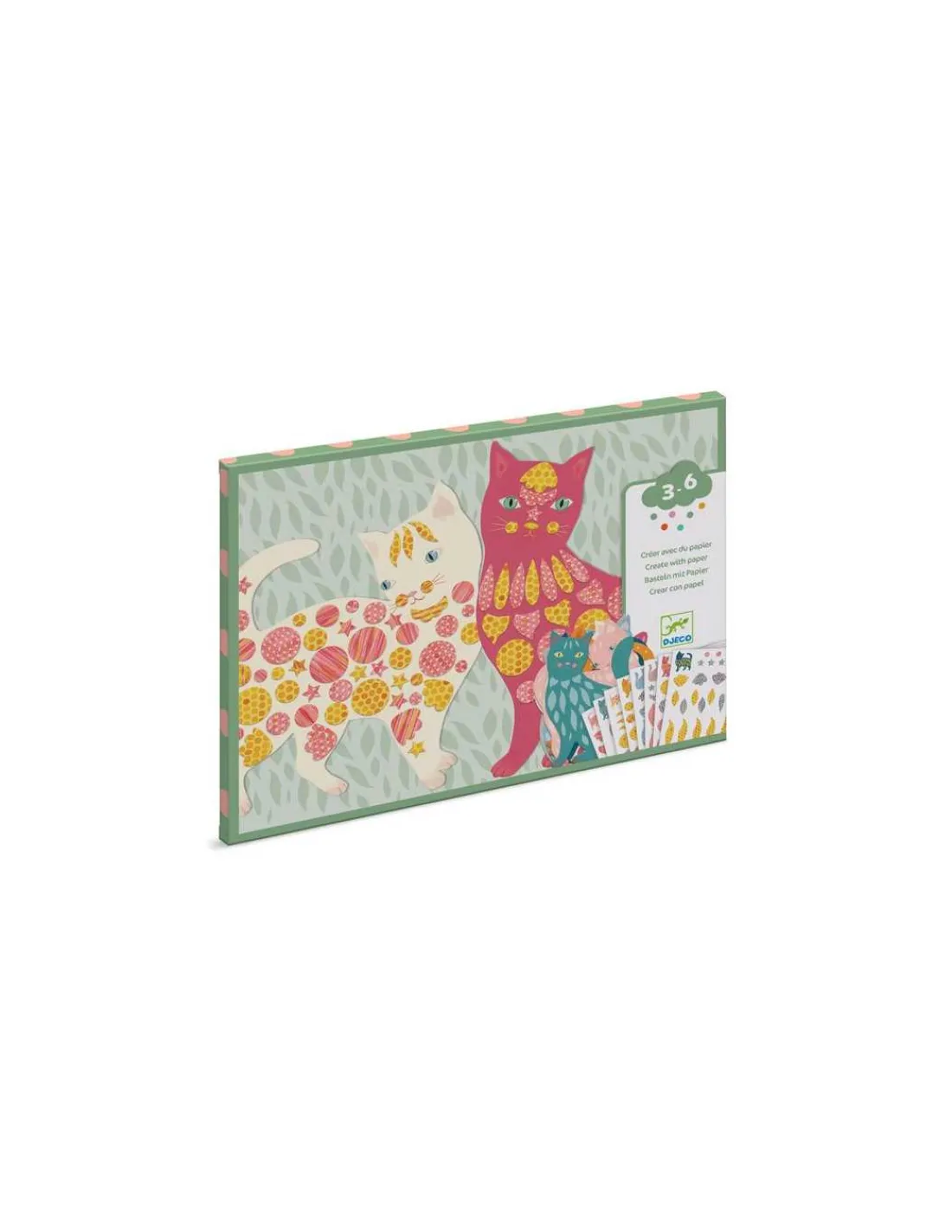 Djeco Créer avec du papier Les jolis chats d’Élodie -