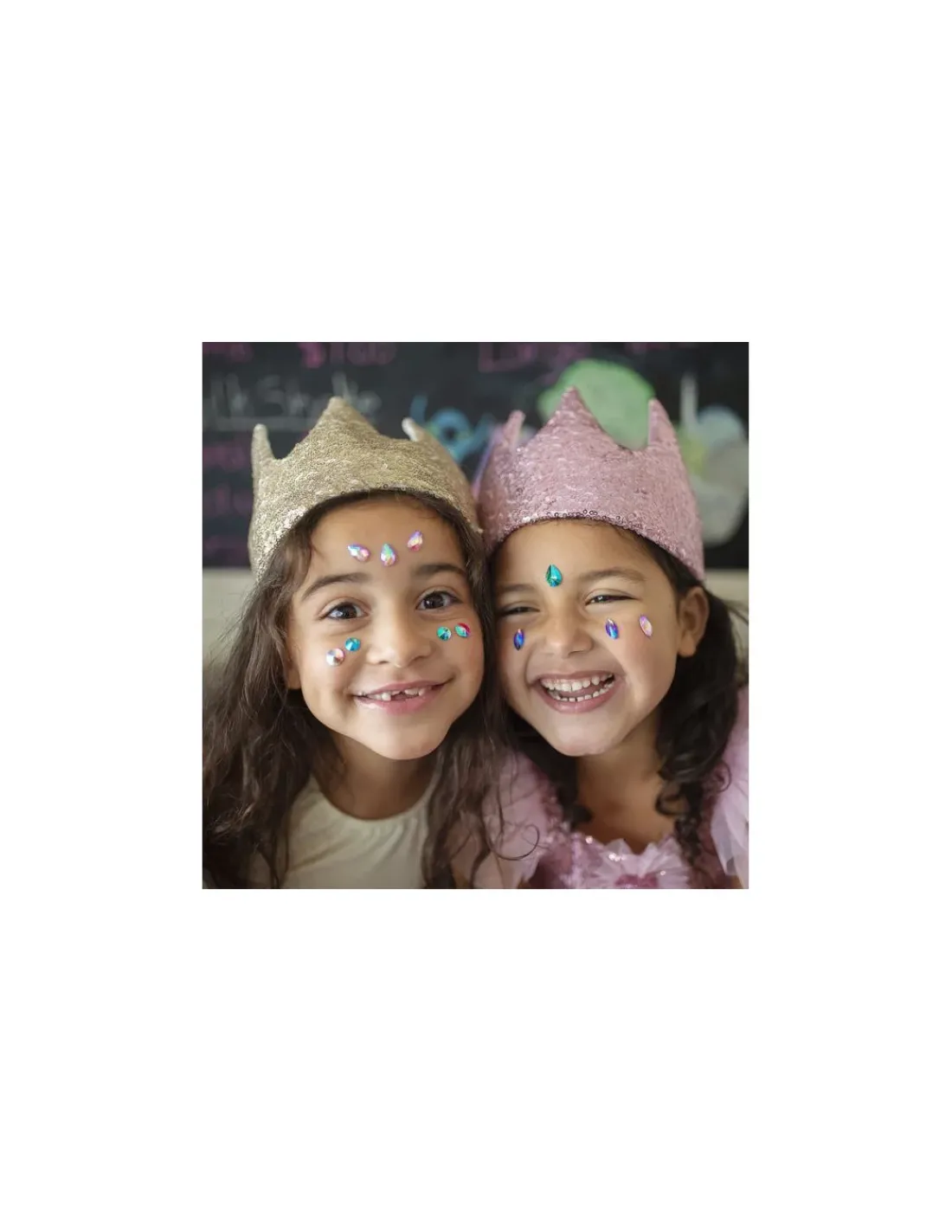 Enfant Great Pretenders Cristaux autocollants pour le visage -