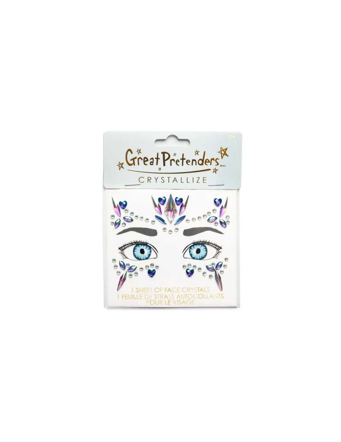 Enfant Great Pretenders Cristaux autocollants princesse des glaces -