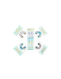 Enfant Great Pretenders Cristaux autocollants sirène pour le visage -