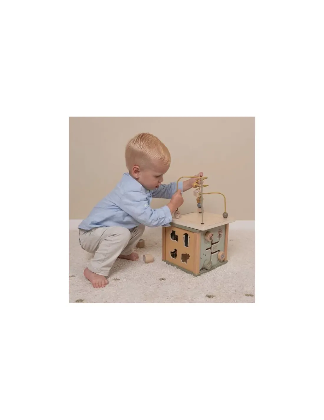 Little Dutch Cube d'activités en bois Little Farm -