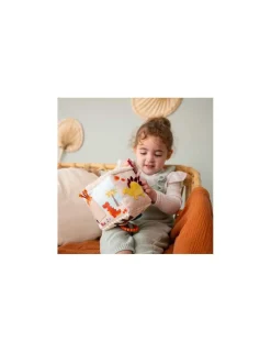 Little Big Friends Cube d'activités en tissu Les Amis Dinos -