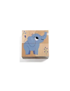 Djeco Cubes en bois Wild & Co -