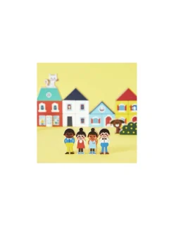 Janod Cubes Ville Cross Roads -