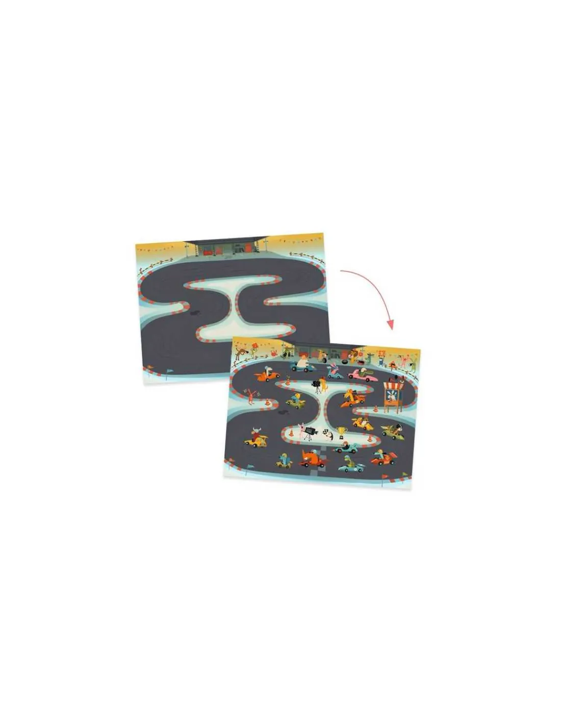 Djeco Décalcomanies Asphalte -