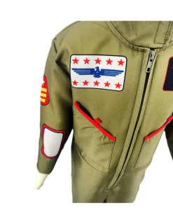 Labay Déguisement de pilote de chasse 5-7 ans -