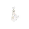 Kaloo Doudou lapin Blanc délicat Carré Douceur -