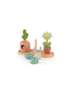 Moulin Roty Empilable multi-activités Trois petits lapins -