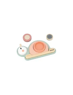 Janod Empilable sensoriel Escargot Sweet Cocoon -