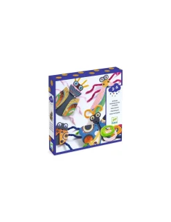 Djeco Enfilage Bestioles en fils chenilles -