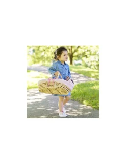 Corolle Ensemble couffin peluche rose -