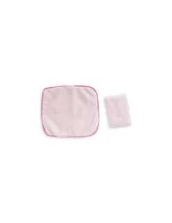 Corolle Ensemble couffin peluche rose -