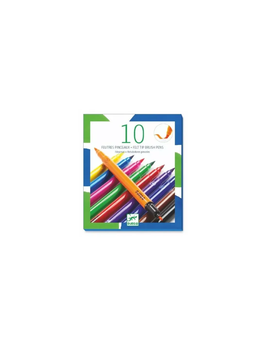 Enfant Djeco Feutres pinceaux classiques -