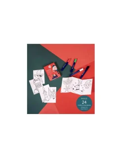Super Petit Feutres pour vitres et motifs à reproduire Noël -