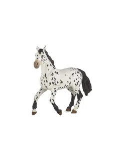 Papo Figurine cheval appaloosa noir -