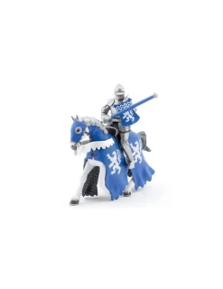 Papo Figurine Cheval du chevalier lion à la lance -