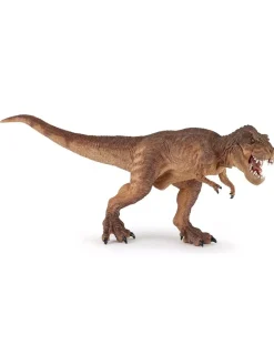 Papo Figurine dinosaure T-rex courant marron -