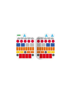 Auzou Gommettes formes L'aventure de petit camion de pompier -