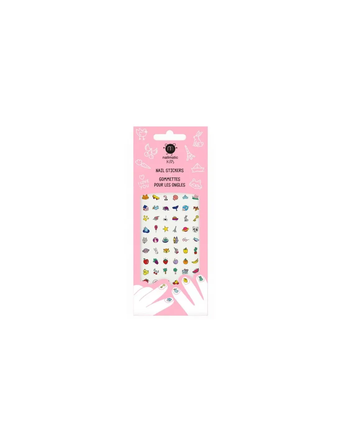 Enfant nailmatic KIDS Gommettes pour les ongles Happy nails - Nailmatic