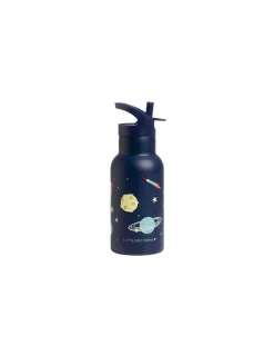 Enfant A little lovely company Gourde métal Espace -
