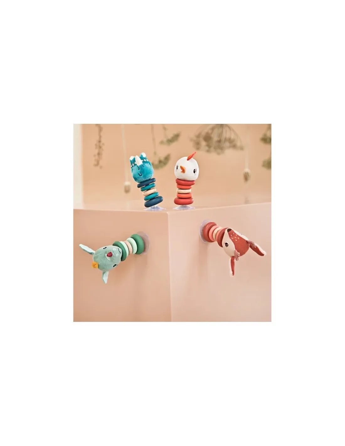 Lilliputiens Hochet swing à ventouse Joe le dragon -