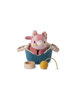 Lilliputiens Jeanne le chat et son panier -