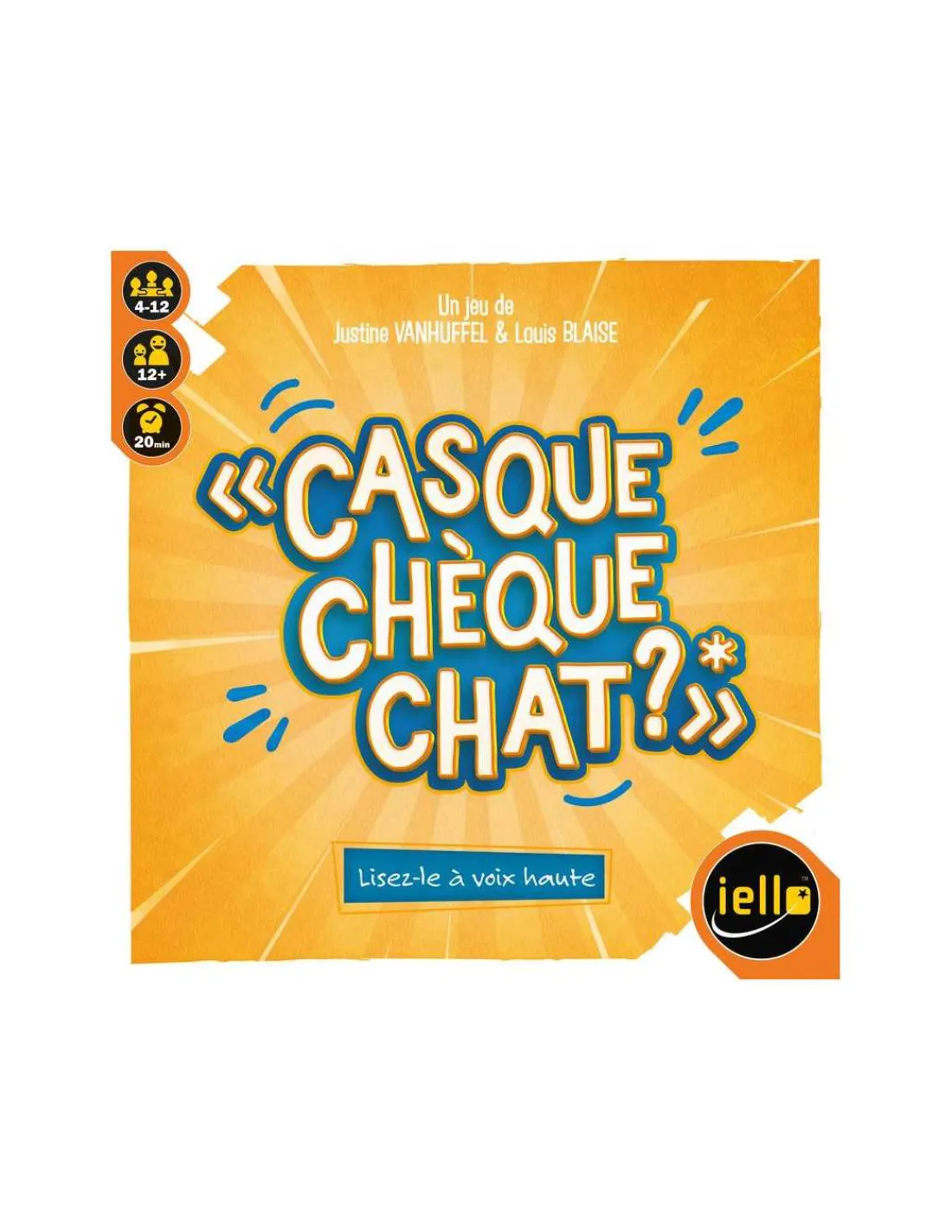 Enfant Iello Jeu Casque Chèque Chat ? -