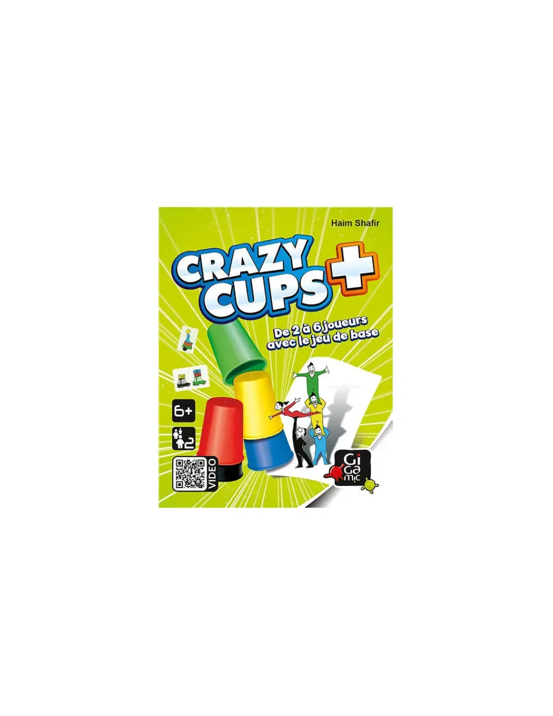 Enfant Gigamic Jeu Crazy cups + -