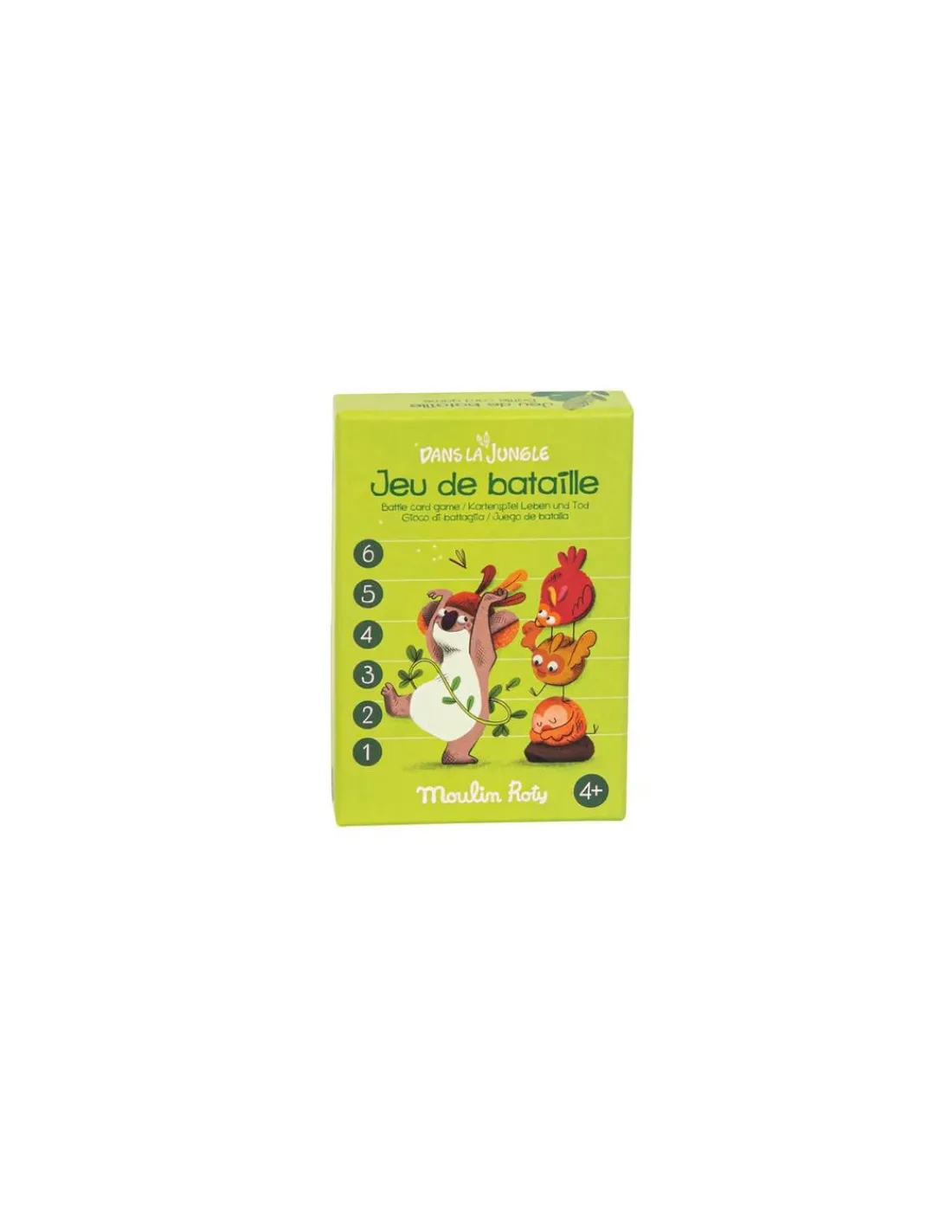 Enfant Moulin Roty Jeu de bataille Dans la jungle -