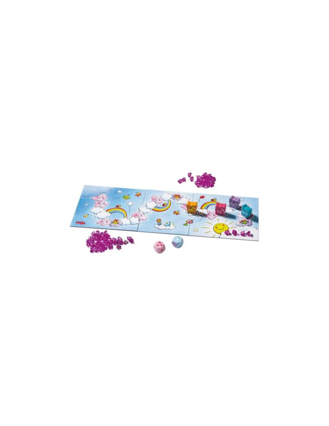Enfant Haba Jeu de course Licornes dans les nuages -