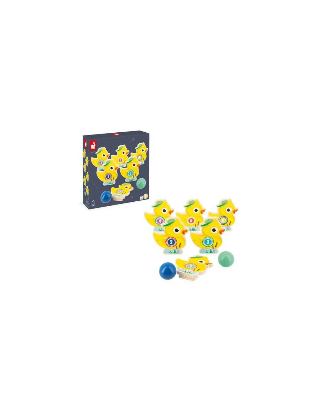Enfant Janod Jeu de quilles Canards Applepop -
