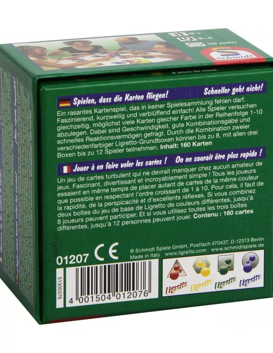 Pixiegames Jeu Ligretto vert