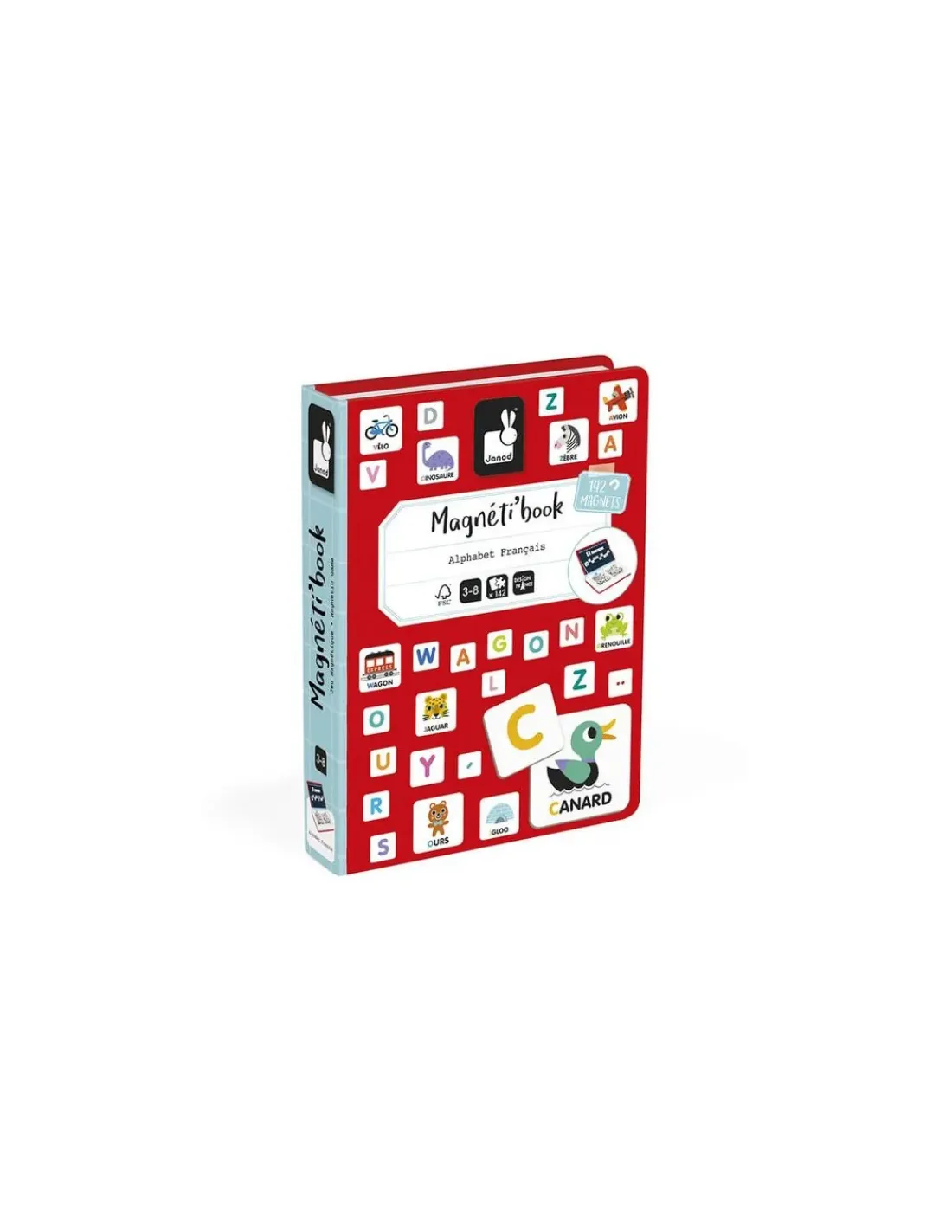 Janod Jeu Magnetibook Alphabet -