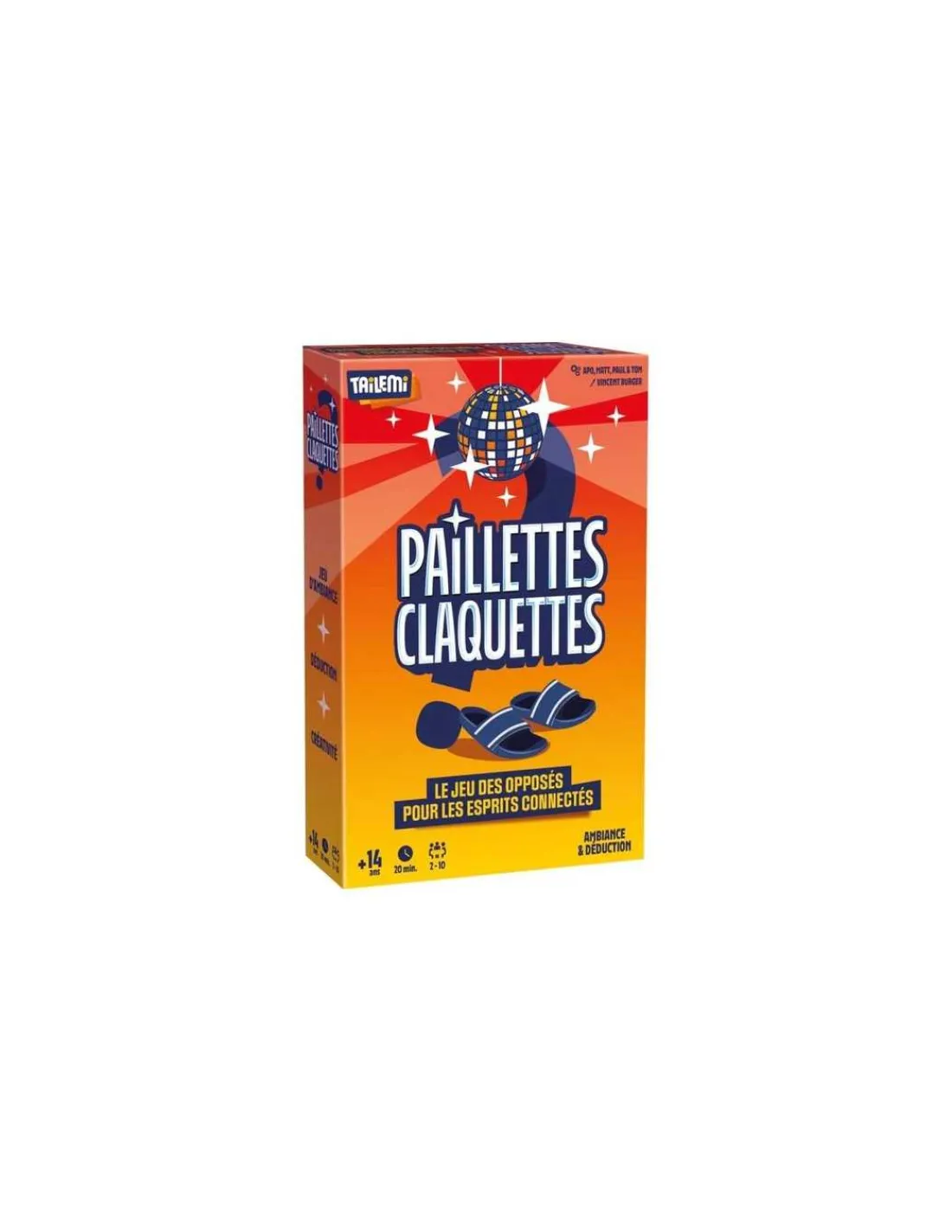 Gigamic Jeu Paillettes Claquettes