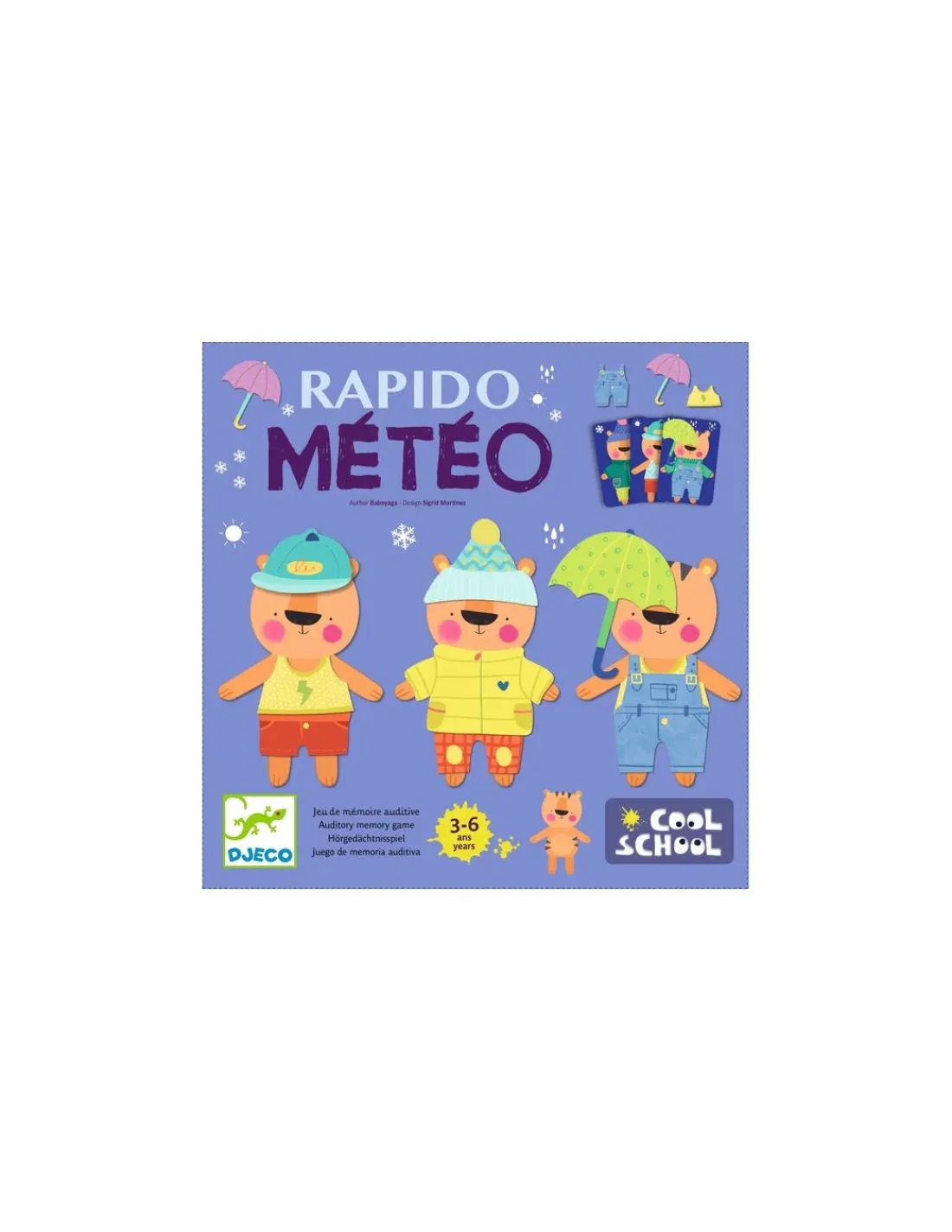 Enfant Djeco Jeu Rapido météo -