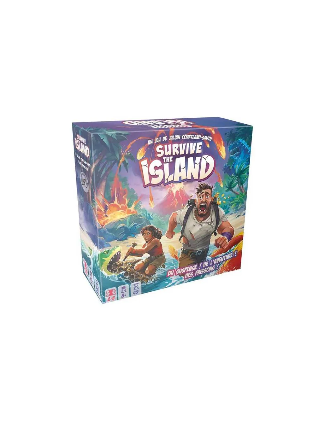 Asmodee Jeu Survive the island