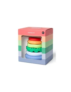 LittLe L Jouet à empiler arc en ciel -