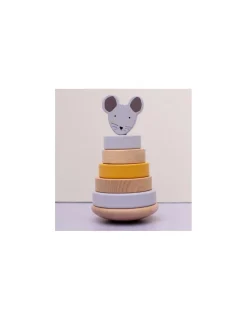 Trixie Jouet à empiler en bois Souris -