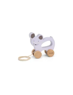 Trixie Jouet à tirer en bois Souris -
