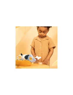 Lilliputiens Jules le chien et son panier -