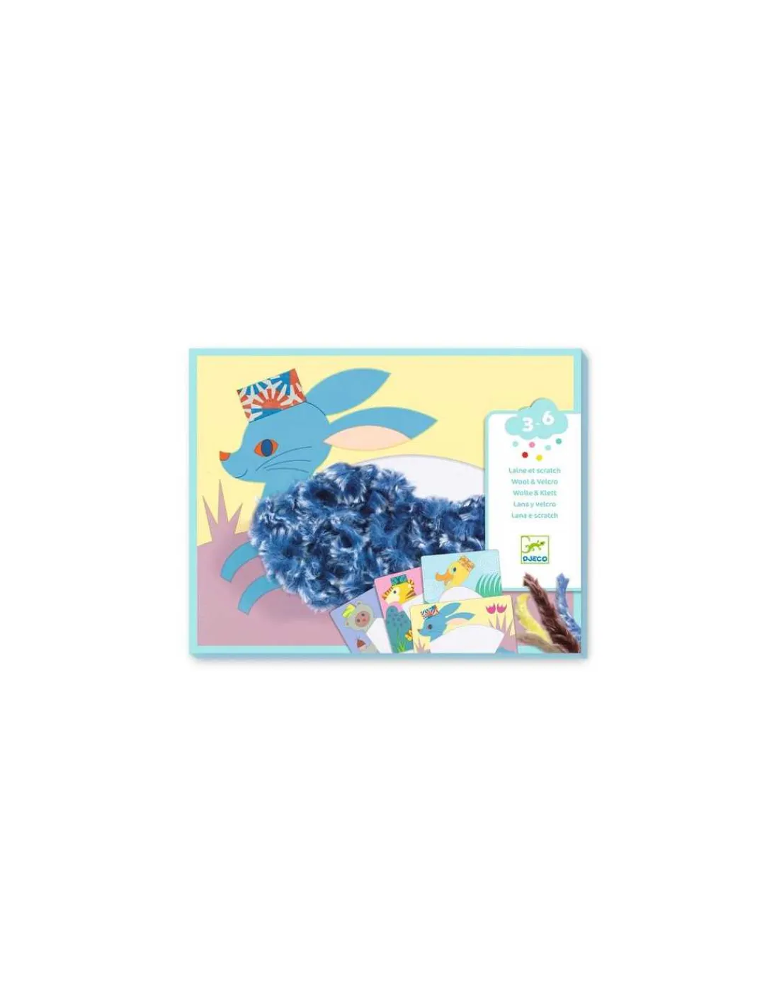 Djeco Laine et scratch Avec un chapeau -