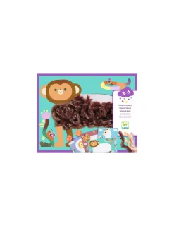 Djeco Laine et scratch Tout poilus -