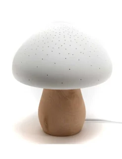 Enfant Amadeus Les Petits Lampe champignon en porcelaine -