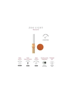 Enfant The Zoofamily Lampe 3-en-1 Zoo Light Renard -