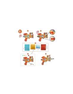 Djeco Lanceurs de jetons à décorer Kosmik - Do it Yourself